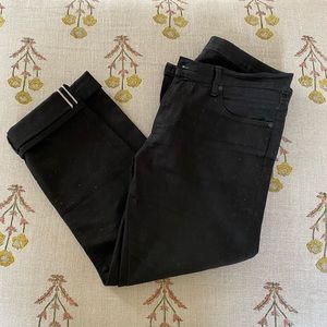 Uniqlo black selvedge denim 34